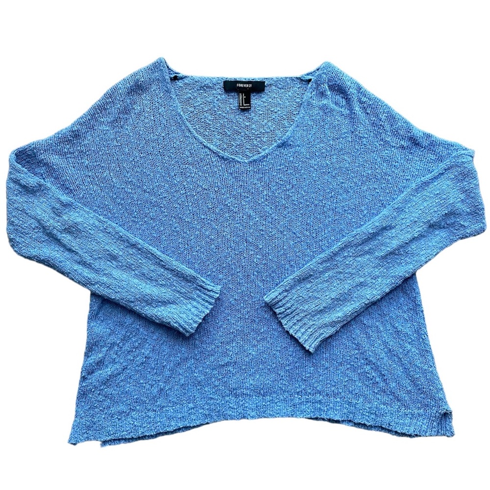 Forever21 | Blue Long Sleeve Sweater